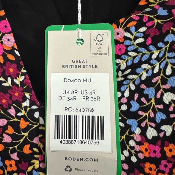Boden Floral Maxi Dress - Picture 3 of 5
